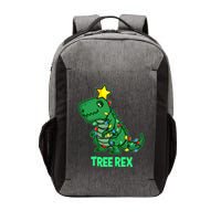Ugly Christmas Sweater T Rex Christmas Tree Rex Gift Vector Backpack