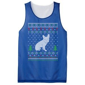 Ugly Christmas Sweater Party French Bulldog Lover Xmas Gift Mesh Reversible Basketball Jersey Tank