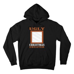 Ugly Christmas Sweater With Mirror Funny Xmas Hoodie