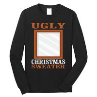 Ugly Christmas Sweater With Mirror Funny Xmas Long Sleeve Shirt