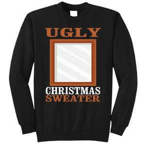 Ugly Christmas Sweater With Mirror Funny Xmas Sweatshirt