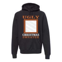 Ugly Christmas Sweater With Mirror Funny Xmas Premium Hoodie