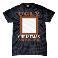 Ugly Christmas Sweater With Mirror Funny Xmas Tie-Dye T-Shirt