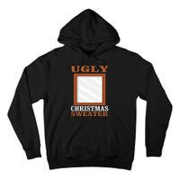 Ugly Christmas Sweater With Mirror Funny Xmas Tall Hoodie