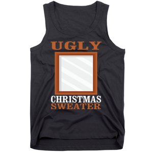 Ugly Christmas Sweater With Mirror Funny Xmas Tank Top