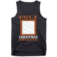 Ugly Christmas Sweater With Mirror Funny Xmas Tank Top