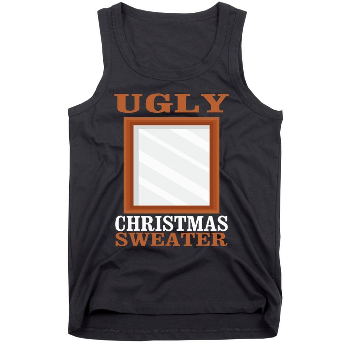 Ugly Christmas Sweater With Mirror Funny Xmas Tank Top