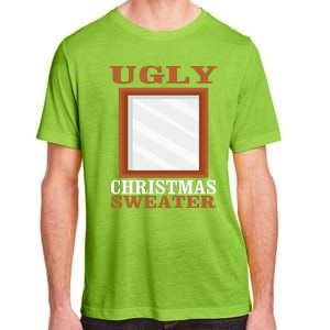 Ugly Christmas Sweater With Mirror Funny Xmas Idea Adult ChromaSoft Performance T-Shirt