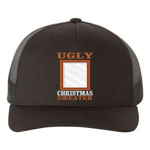 Ugly Christmas Sweater With Mirror Funny Xmas Idea Yupoong Adult 5-Panel Trucker Hat