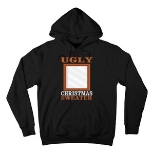 Ugly Christmas Sweater With Mirror Funny Xmas Idea Hoodie