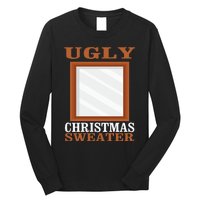 Ugly Christmas Sweater With Mirror Funny Xmas Idea Long Sleeve Shirt