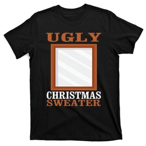 Ugly Christmas Sweater With Mirror Funny Xmas Idea T-Shirt