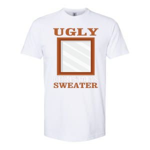 Ugly Christmas Sweater With Mirror Funny Xmas Idea Softstyle CVC T-Shirt