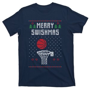 Ugly Christmas Sweater Basketball Funny For Sport Lover T-Shirt