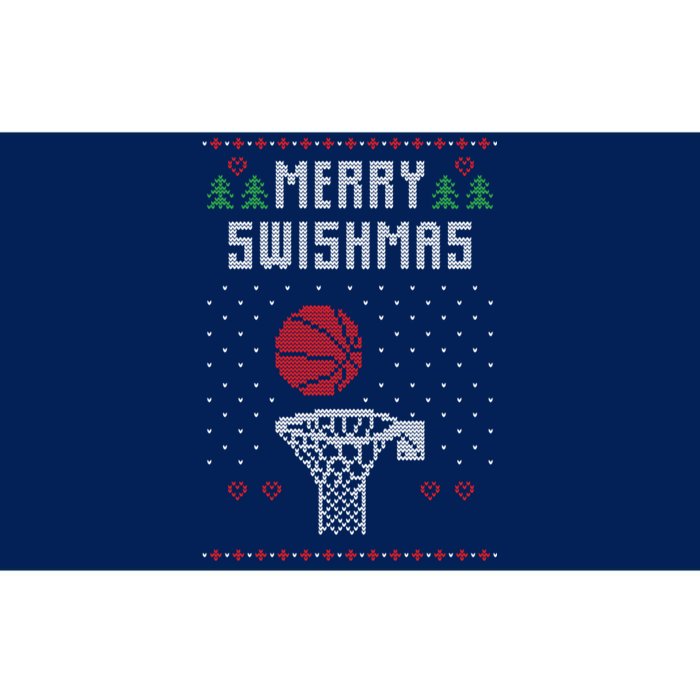 Ugly Christmas Sweater Basketball Funny For Sport Lover Bumper Sticker