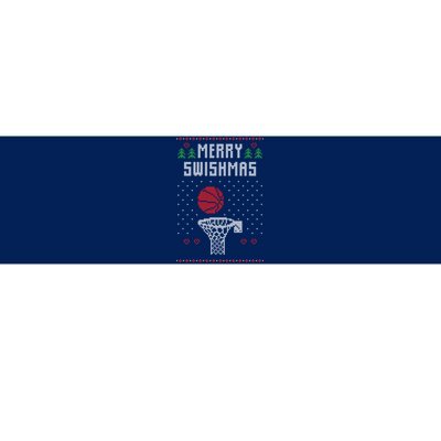 Ugly Christmas Sweater Basketball Funny For Sport Lover Bumper Sticker