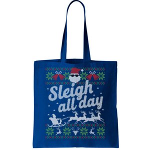 Ugly Christmas Santa Sleigh All Day Gift Tote Bag