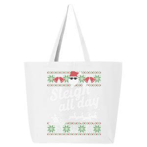 Ugly Christmas Santa Sleigh All Day Gift 25L Jumbo Tote