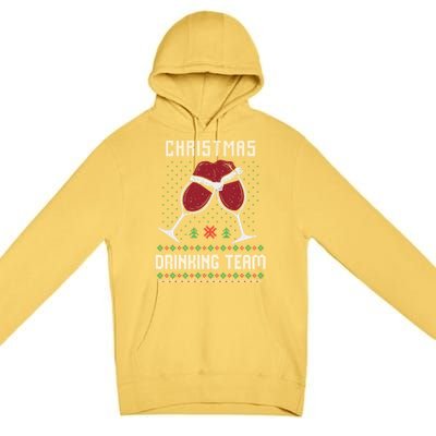 Ugly Christmas Sweater Alcohol Beer Ing Team Wine Meaningful Gift Premium Pullover Hoodie