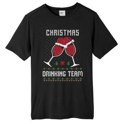 Ugly Christmas Sweater Alcohol Beer Ing Team Wine Meaningful Gift Tall Fusion ChromaSoft Performance T-Shirt