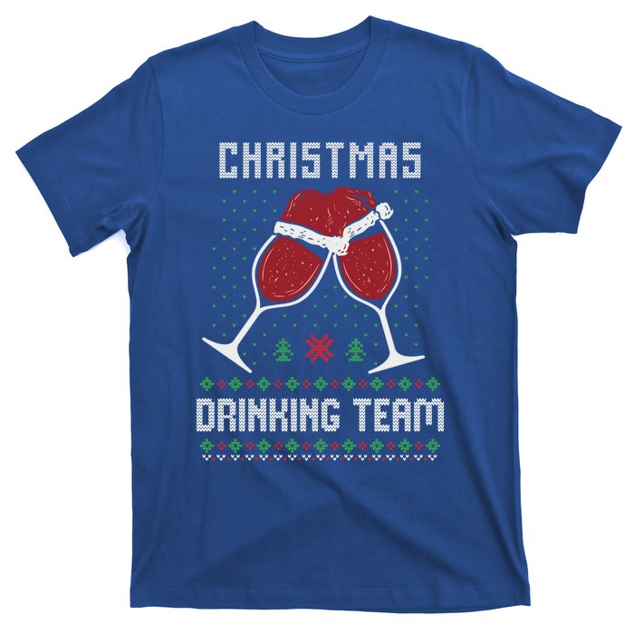 Ugly Christmas Sweater Alcohol Beer Ing Team Wine Meaningful Gift T-Shirt