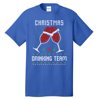 Ugly Christmas Sweater Alcohol Beer Ing Team Wine Meaningful Gift Tall T-Shirt