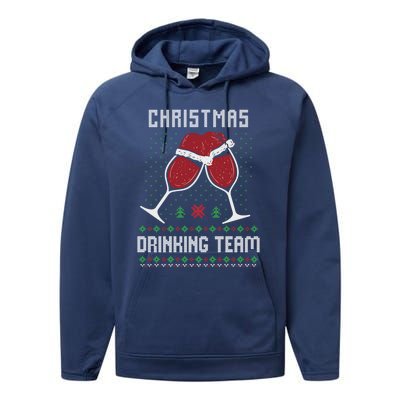 Ugly Christmas Sweater Alcohol Beer Ing Team Wine Meaningful Gift Performance Fleece Hoodie