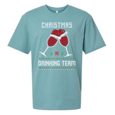 Ugly Christmas Sweater Alcohol Beer Ing Team Wine Meaningful Gift Sueded Cloud Jersey T-Shirt