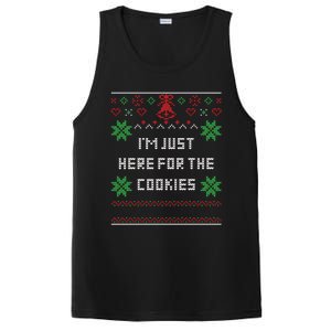 Ugly Christmas Sweater IM Just Here For The Cookies Gift PosiCharge Competitor Tank