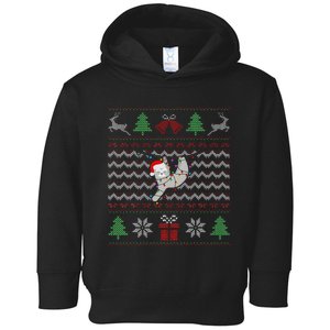 Ugly Christmas Sloth Sweater Santa Lights Funny Xmas Design Toddler Hoodie