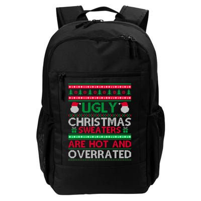 Ugly Christmas Sweaters Are Hot And Overrated Backpack