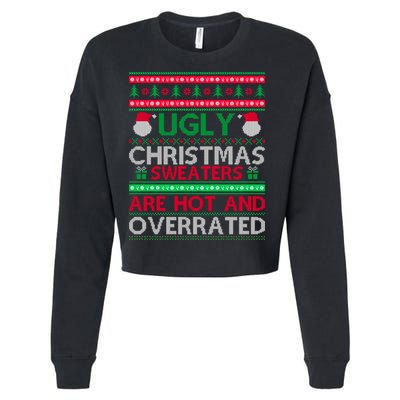 Ugly Christmas Sweaters Are Hot And Overrated Cropped Pullover Crew