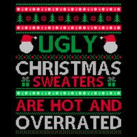 Ugly Christmas Sweaters Are Hot And Overrated Cropped Pullover Crew