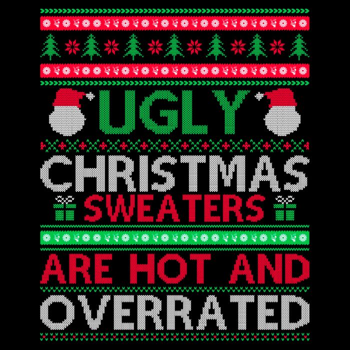 Ugly Christmas Sweaters Are Hot And Overrated Cropped Pullover Crew