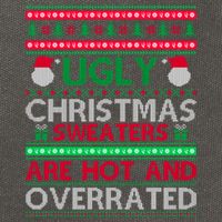 Ugly Christmas Sweaters Are Hot And Overrated Cotton Canvas Backpack