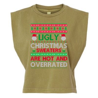 Ugly Christmas Sweaters Are Hot And Overrated Garment-Dyed Women's Muscle Tee