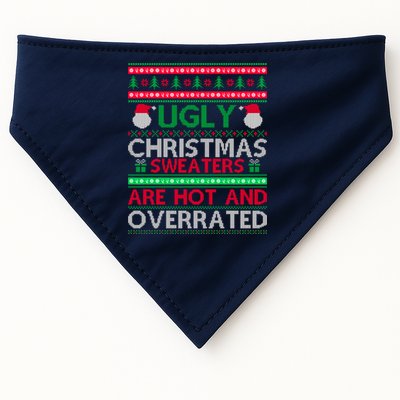 Ugly Christmas Sweaters Are Hot And Overrated USA-Made Doggie Bandana