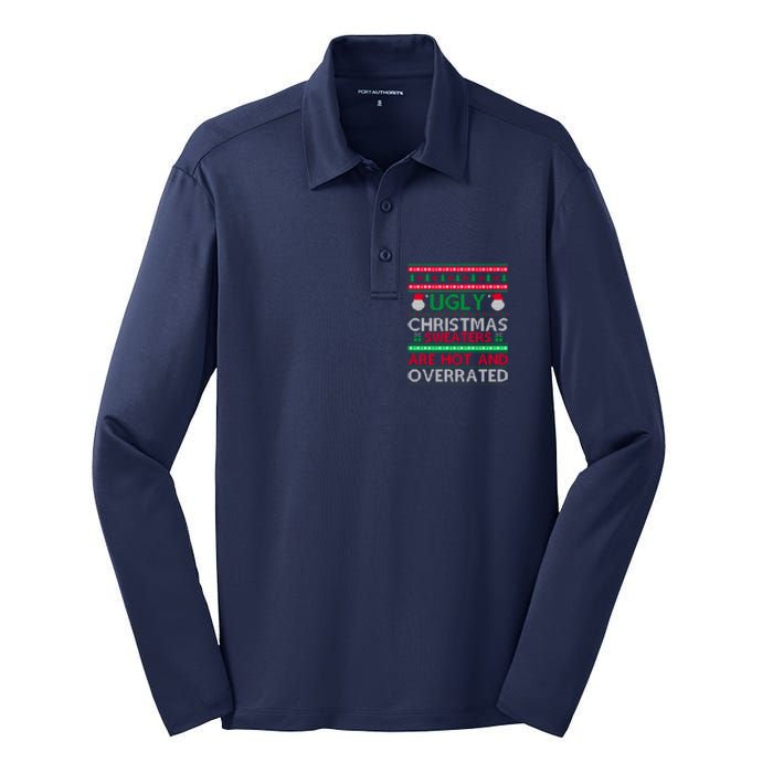 Ugly Christmas Sweaters Are Hot And Overrated Silk Touch Performance Long Sleeve Polo