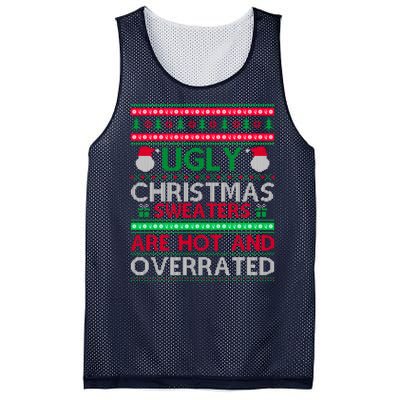 Ugly Christmas Sweaters Are Hot And Overrated Mesh Reversible Basketball Jersey Tank