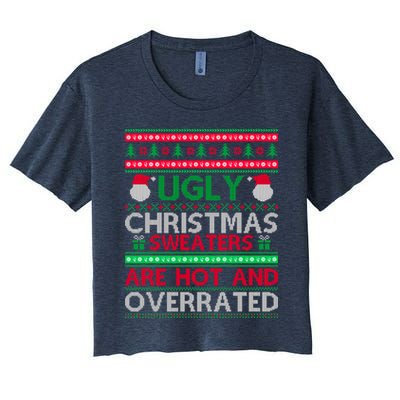 Ugly Christmas Sweaters Are Hot And Overrated Crop Top
