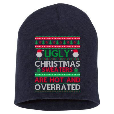 Ugly Christmas Sweaters Are Hot And Overrated Short Acrylic Beanie