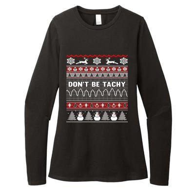 Ugly Christmas Sweater For Nurse Healthcare Ambulance Gift Womens CVC Long Sleeve Shirt