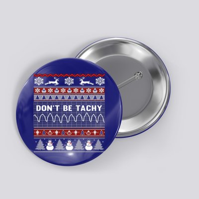 Ugly Christmas Sweater For Nurse Healthcare Ambulance Gift Button