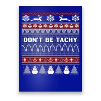 Ugly Christmas Sweater For Nurse Healthcare Ambulance Gift Poster