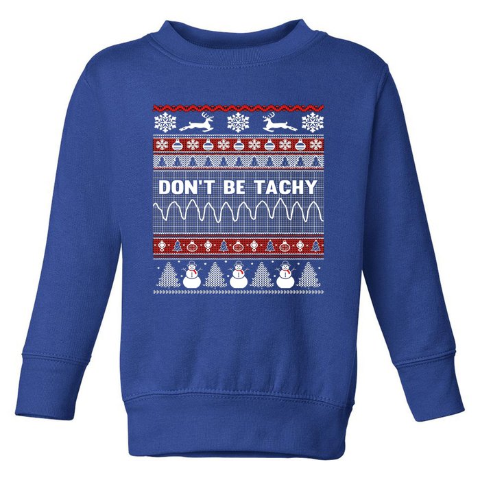 Ugly Christmas Sweater For Nurse Healthcare Ambulance Gift Toddler Sweatshirt