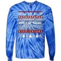 Ugly Christmas Sweater For Nurse Healthcare Ambulance Gift Tie-Dye Long Sleeve Shirt