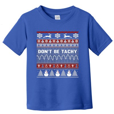 Ugly Christmas Sweater For Nurse Healthcare Ambulance Gift Toddler T-Shirt