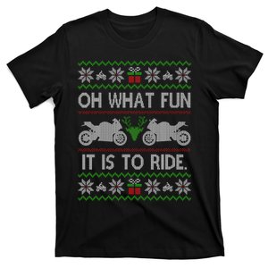 Ugly Christmas Sweater Quad 4 Wheeler ATV Funny T-Shirt