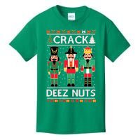 Ugly Christmas Sweater Nutcracker Crack Deez Nuts Kids T-Shirt