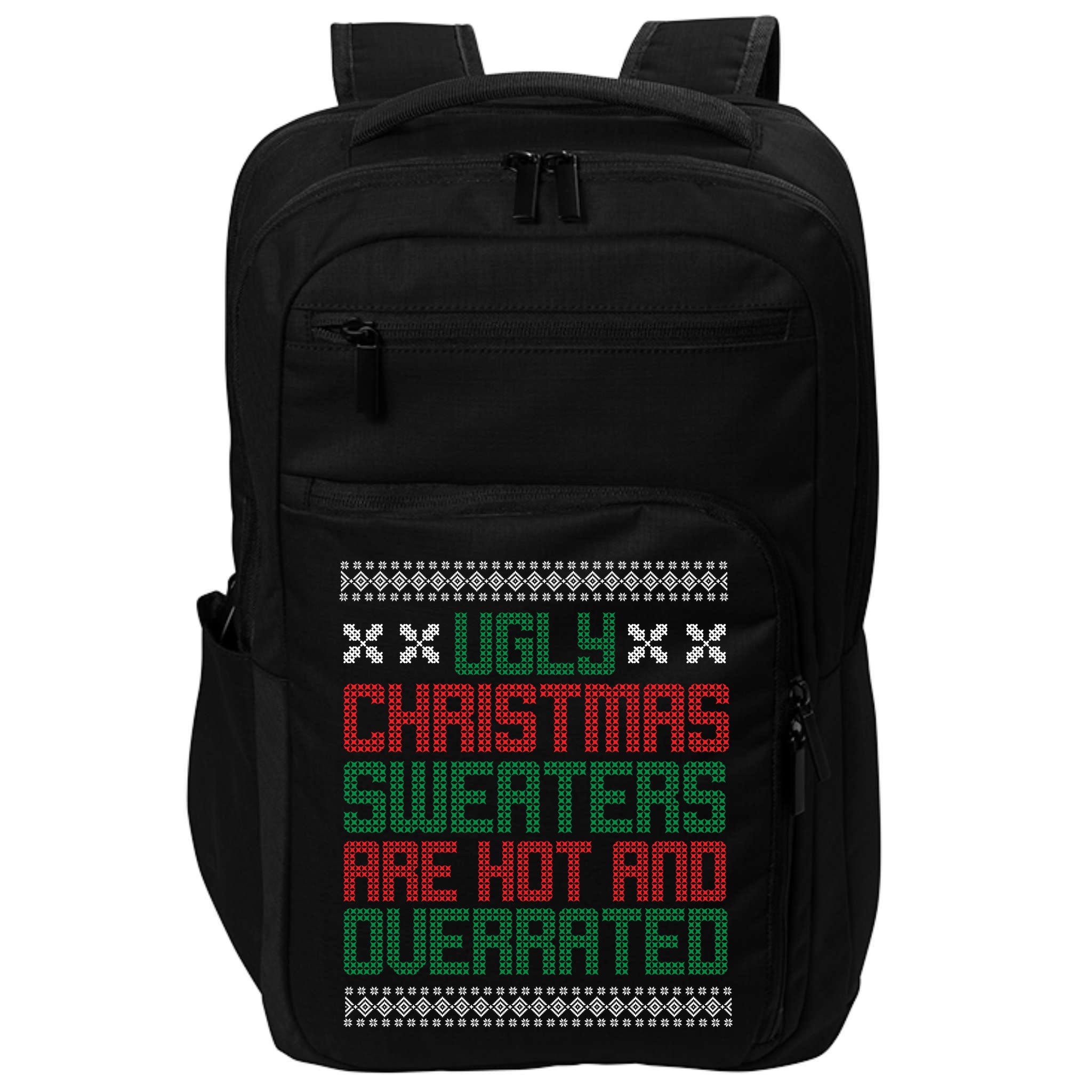 Ugly Christmas Sweaters Are Hot And Overrated Impact Tech Backpack